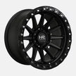 Hardrock Offroad H113 17x9 Satin Black-Gloss Black B/L -12mm ET 71.5mm CB 5x127 wheel