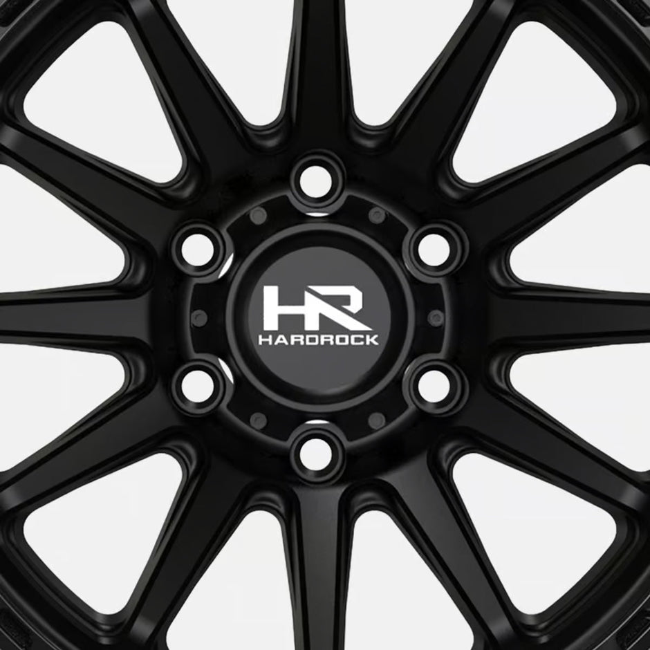 Hardrock Offroad H113 17x9 Satin Black-Gloss Black B/L wheel
