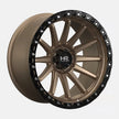 Hardrock Offroad H113 17x9 Satin Bronze-Gloss Black B/L -12mm ET 71.5mm CB 5x127 wheel