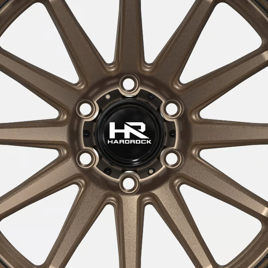 Hardrock Offroad H113 20x10 Satin Bronze-Gloss Black B/L -19mm ET 106.1mm CB 6x139.7 wheel