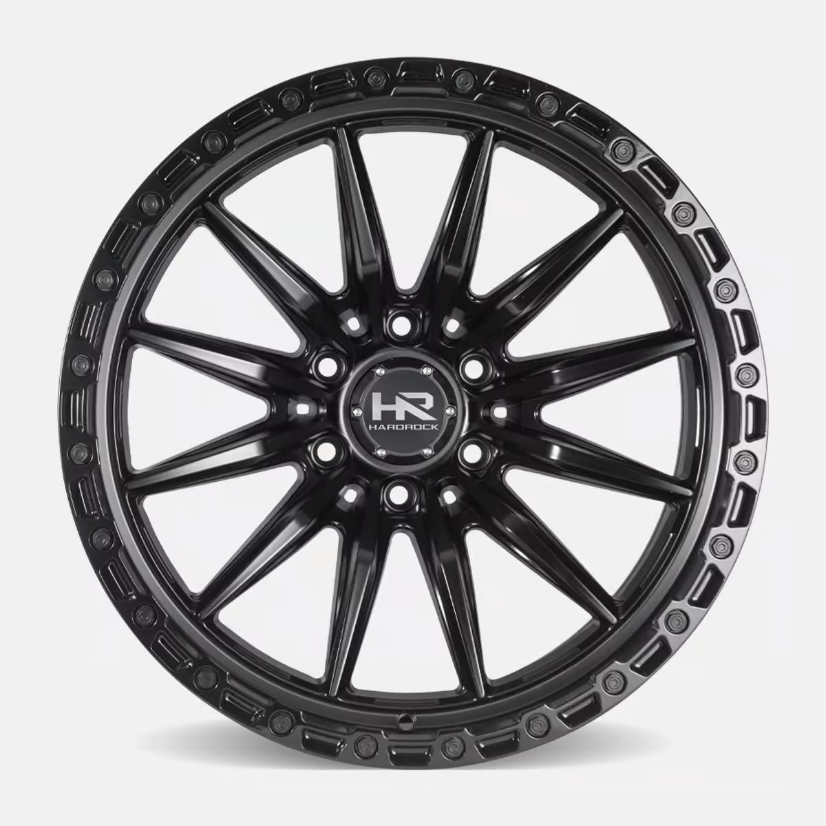 Hardrock Offroad H114 17x9 Satin Black-Gloss Black B/L wheel