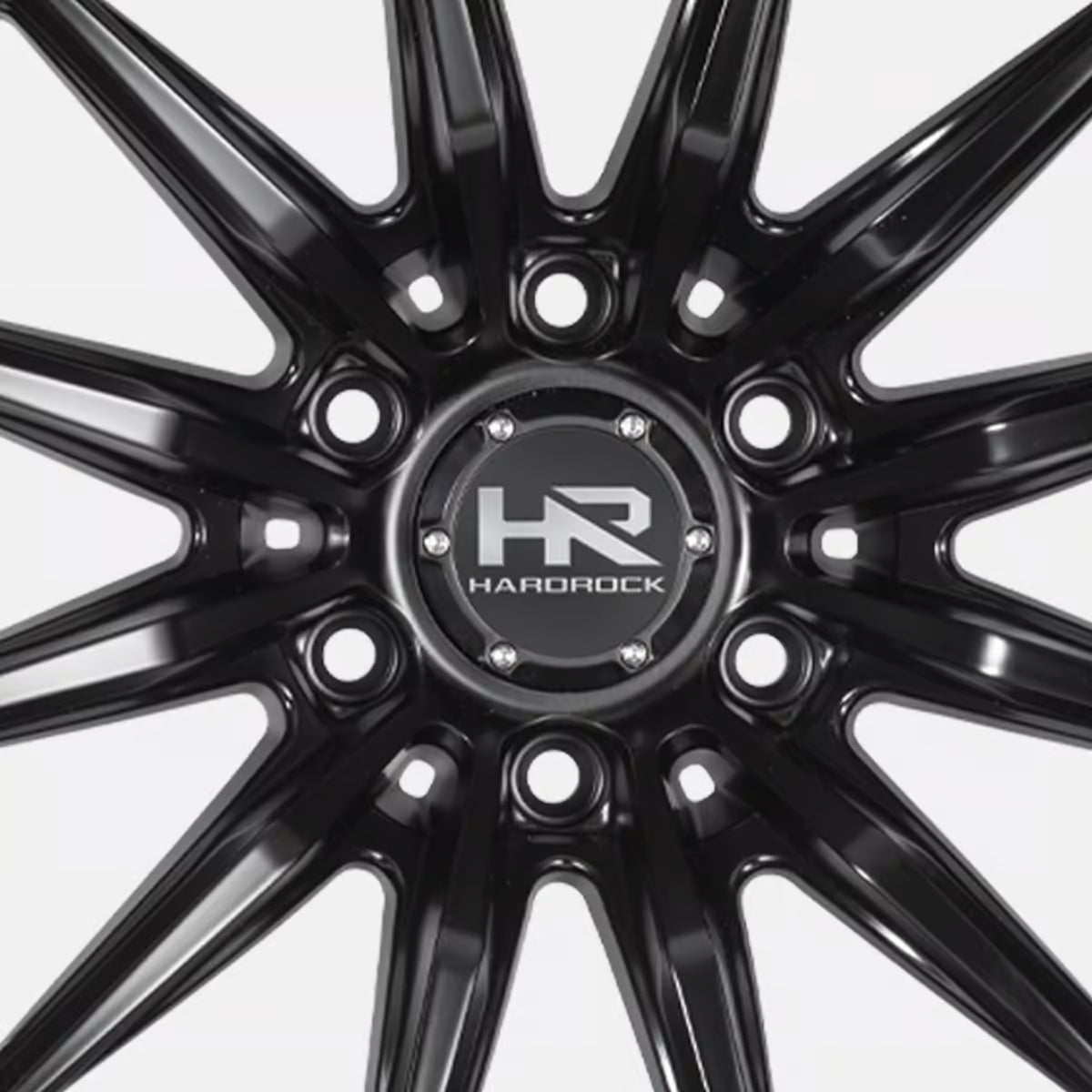 Hardrock Offroad H114 17x9 Satin Black-Gloss Black B/L -12mm ET 106.1mm CB 6x139.7 wheel