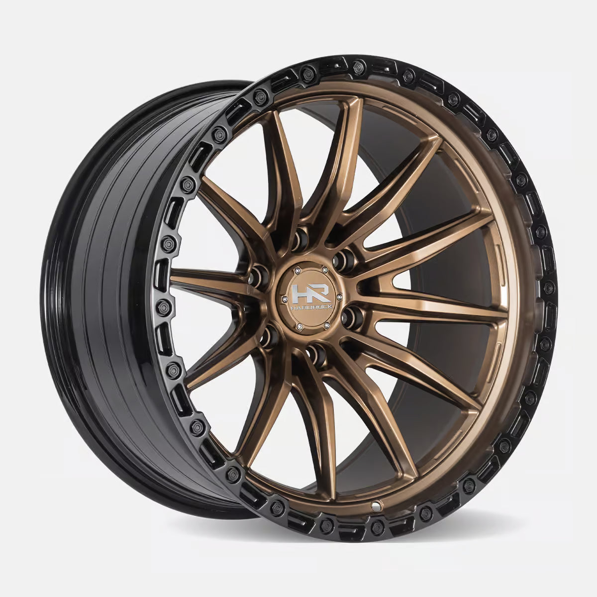 Hardrock Offroad H114 17x9 Satin Bronze-Gloss Black B/L wheel