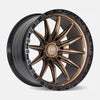 Hardrock Offroad H114 20x10 Satin Bronze-Gloss Black B/L -19mm ET 106.1mm CB 6x139.7 wheel
