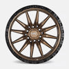 Hardrock Offroad H114 20x10 Satin Bronze-Gloss Black B/L -19mm ET 106.1mm CB 6x139.7 wheel