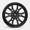 Hardrock Offroad H115 20x10 Satin Black-Gloss Black B/L -19mm ET 106.1mm CB 6x139.7 wheel