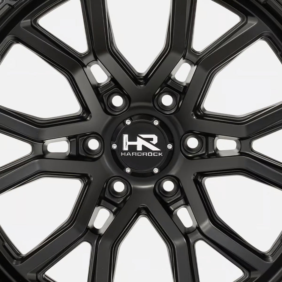 Hardrock Offroad H115 17x9 Satin Black-Gloss Black B/L wheel