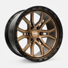 Hardrock Offroad H115 20x10 Satin Bronze-Gloss Black B/L -19mm ET 106.1mm CB 6x139.7 wheel