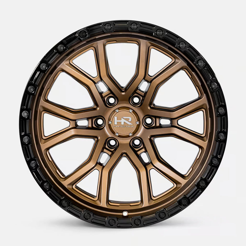 Hardrock Offroad H115 17x9 Satin Bronze-Gloss Black B/L wheel