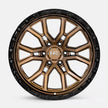 Hardrock Offroad H115 17x9 Satin Bronze-Gloss Black B/L -12mm ET 87.1mm CB 6x135 wheel