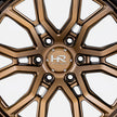 Hardrock Offroad H115 17x9 Satin Bronze-Gloss Black B/L -12mm ET 87.1mm CB 6x135 wheel