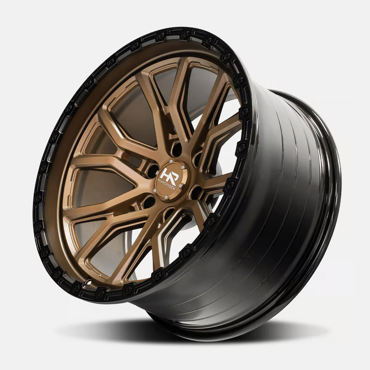 Hardrock Offroad H115 17x9 Satin Bronze-Gloss Black B/L wheel
