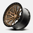 Hardrock Offroad H115 17x9 Satin Bronze-Gloss Black B/L wheel