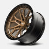 Hardrock Offroad H115 20x10 Satin Bronze-Gloss Black B/L -19mm ET 106.1mm CB 6x139.7 wheel