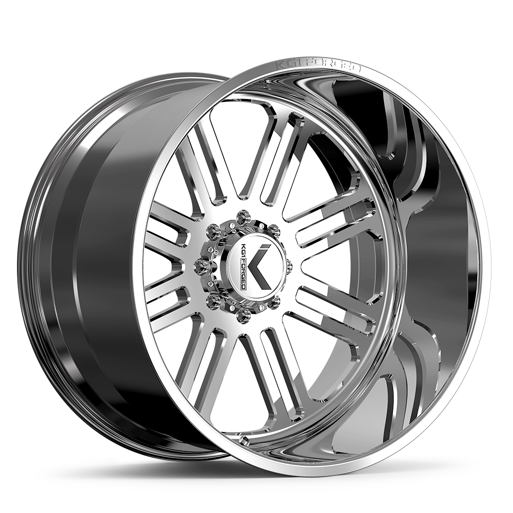 KG1 Forged KF034 H8TER 28x16 Polished -101mm ET 125.1mm CB 8x170