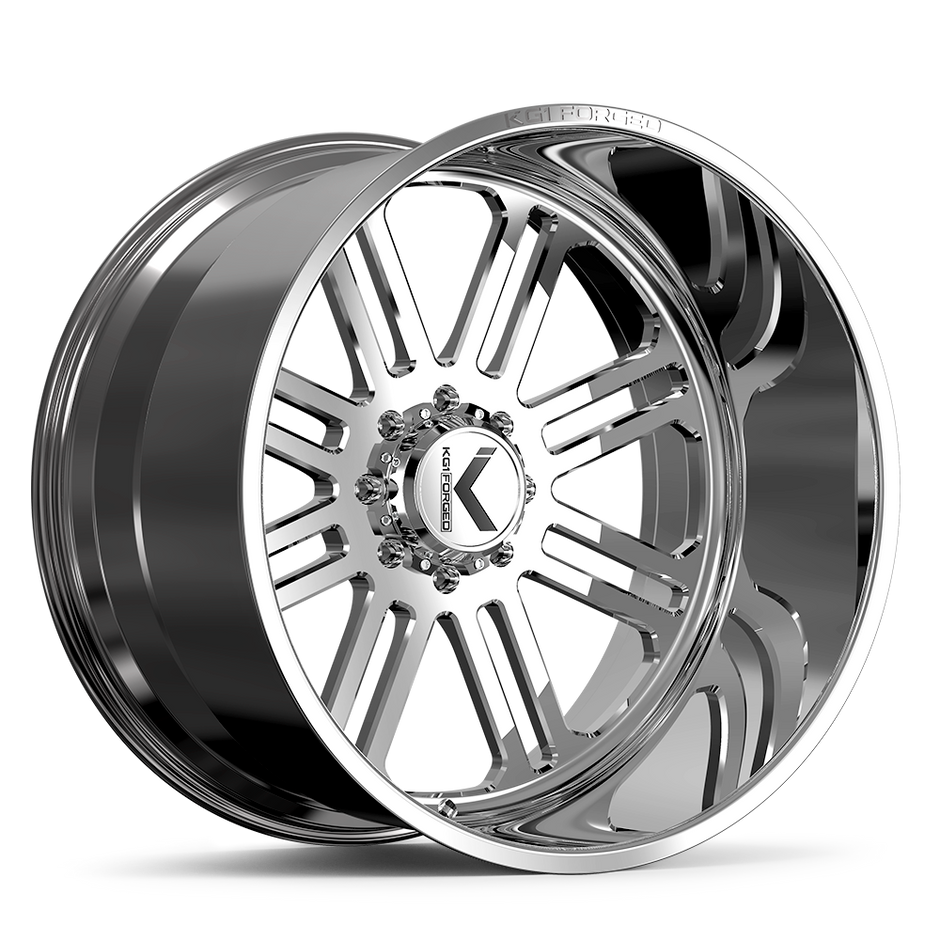 KG1 Forged KF034 H8TER 28x16 Polished -101mm ET 125.1mm CB 8x170