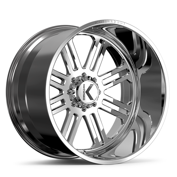 KG1 Forged KF034 H8TER 28x16 Polished -101mm ET 125.1mm CB 8x170