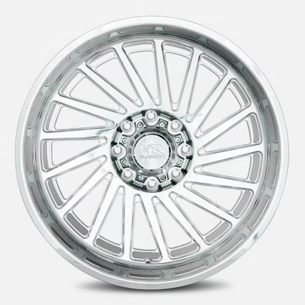 Hardrock Offroad H905 24x12 Polish - Right Wheel -51mm ET 87mm CB 5x139.7
