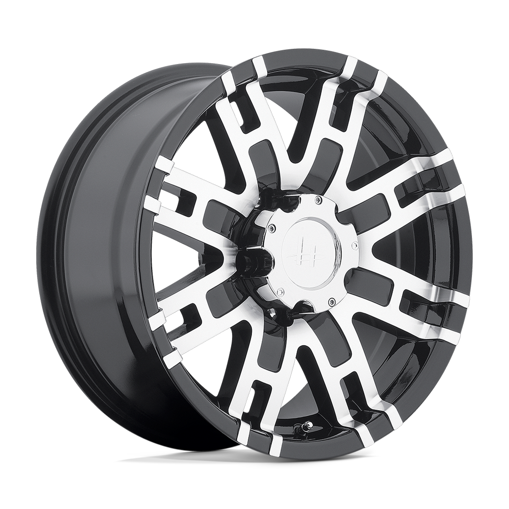 Helo Wheels HE835 22x9.5 Gloss Black Machined 18mm ET 106.1mm CB 6x139.7