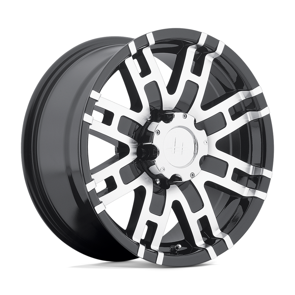 Helo Wheels HE835 22x9.5 Gloss Black Machined 18mm ET 106.1mm CB 6x139.7