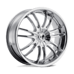 Helo Wheels HE845 18x8 Chrome 42mm ET Custom CB CB 6x115/6x120