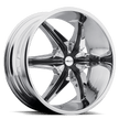 Helo Wheels HE866 20x8.5 Chrome w/Gloss Black Accents 35mm ET 72.6mm CB 5x115/5x120.65