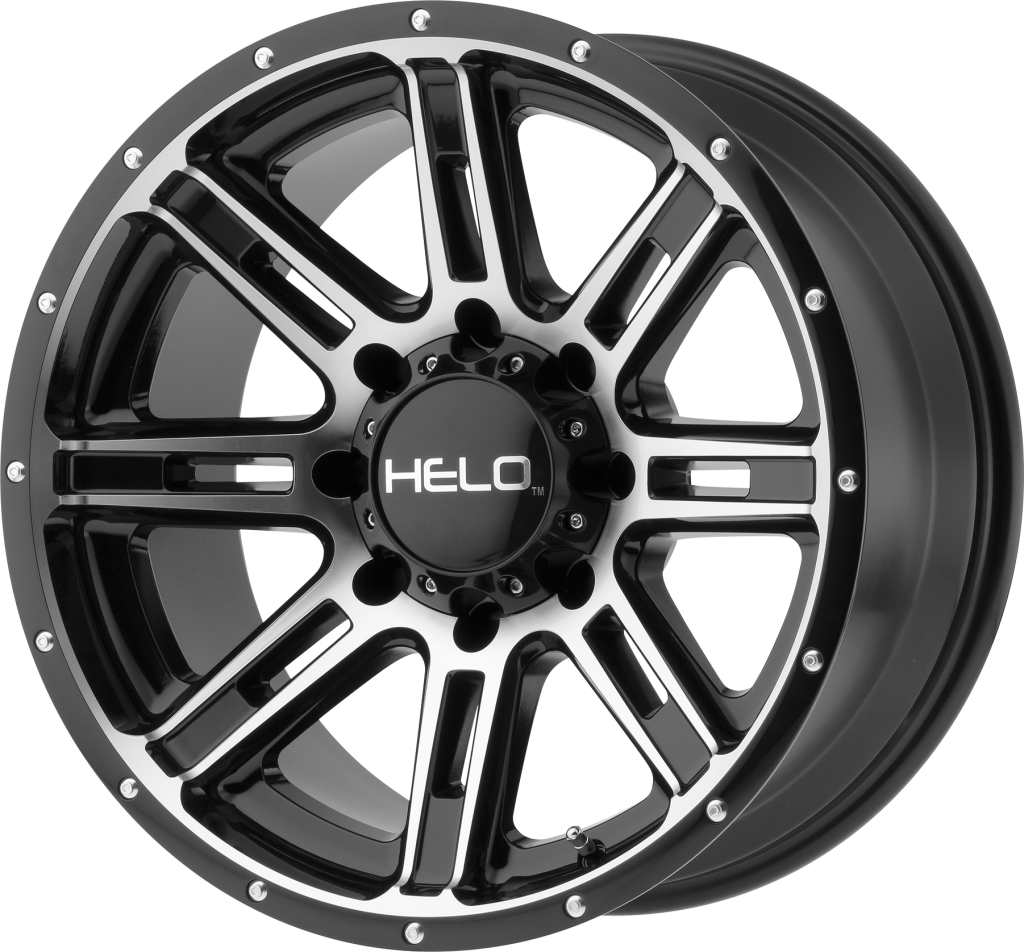 Helo Wheels HE900 20x9 Gloss Black Machined 0mm ET 106.1mm CB 6x139.7