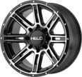 Helo Wheels HE900 20x9 Gloss Black Machined 0mm ET 106.1mm CB 6x139.7
