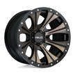 Helo Wheels HE901 17x9 Satin Black Machined w/Dark Tint -12mm ET 106.1mm CB 6x139.7