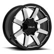 Helo Wheels HE909 17x9 Gloss Black Machined 18mm ET 78.3mm CB 6x127