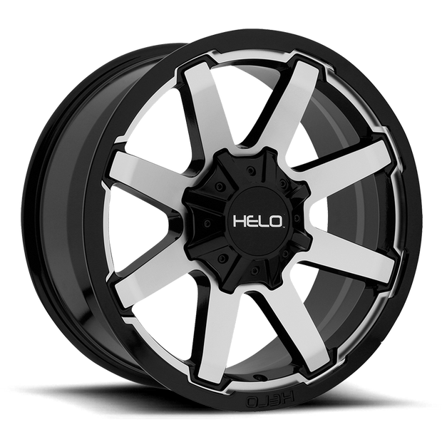 Helo Wheels HE909 17x9 Gloss Black Machined 18mm ET 78.3mm CB 6x127