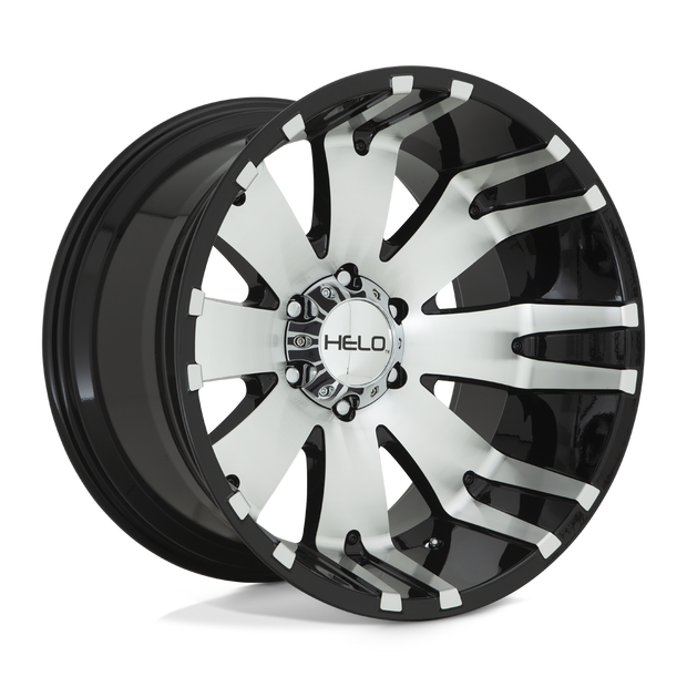 Helo Wheels HE917 20x12 Gloss Black Machined -44mm ET 78.1mm CB 5x139.7