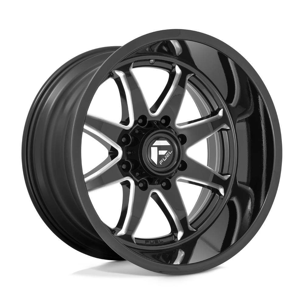 Fuel Wheels D749 Hammer 20x10 Gloss Black Milled -18mm ET 125.1mm CB 8x170