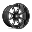 Fuel Wheels D749 Hammer 20x10 Gloss Black Milled -18mm ET 125.1mm CB 8x170