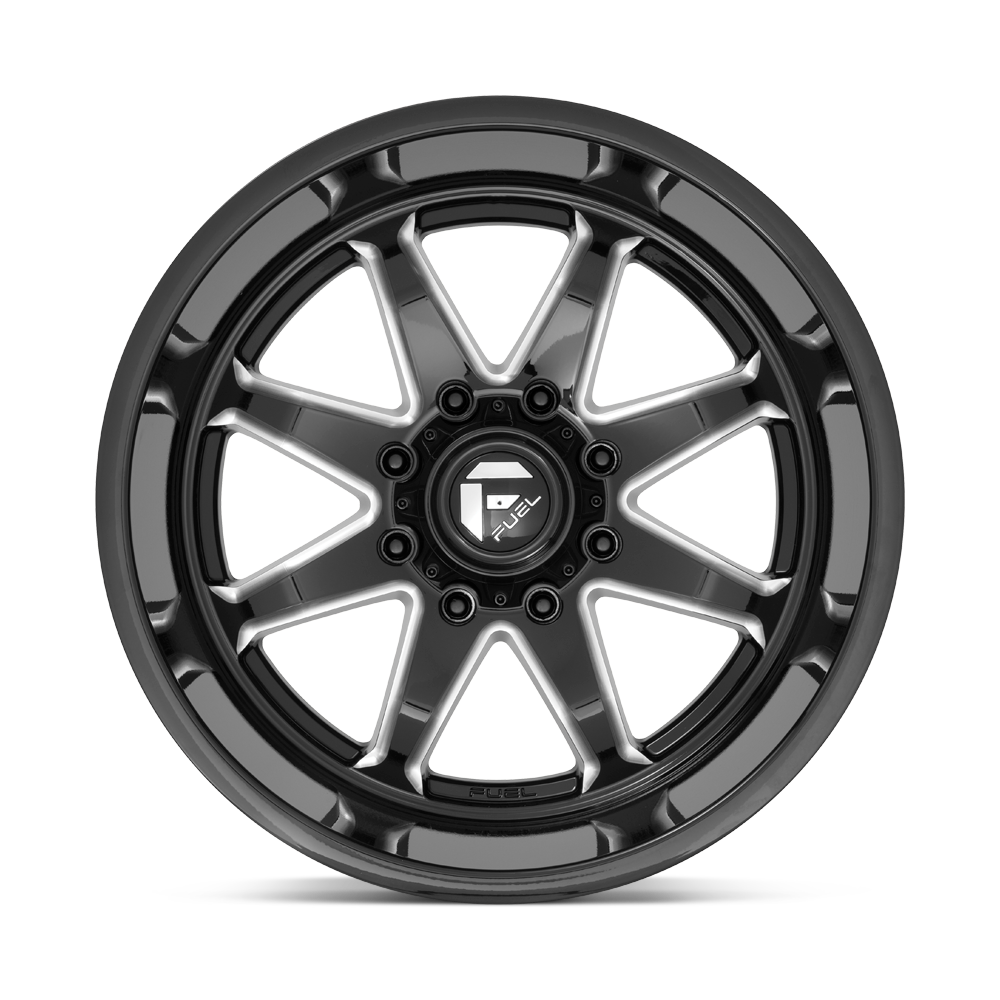 Fuel Wheels D749 Hammer 20x10 Gloss Black Milled -18mm ET 125.1mm CB 8x170