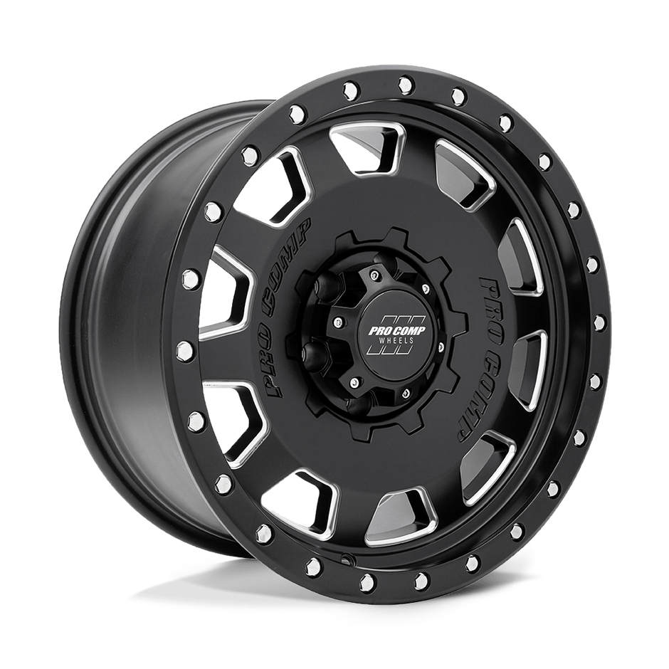 Pro Comp Alloys PA60 Hammer 18x9 Satin Black Milled 0mm ET Custom CB 6x139.7