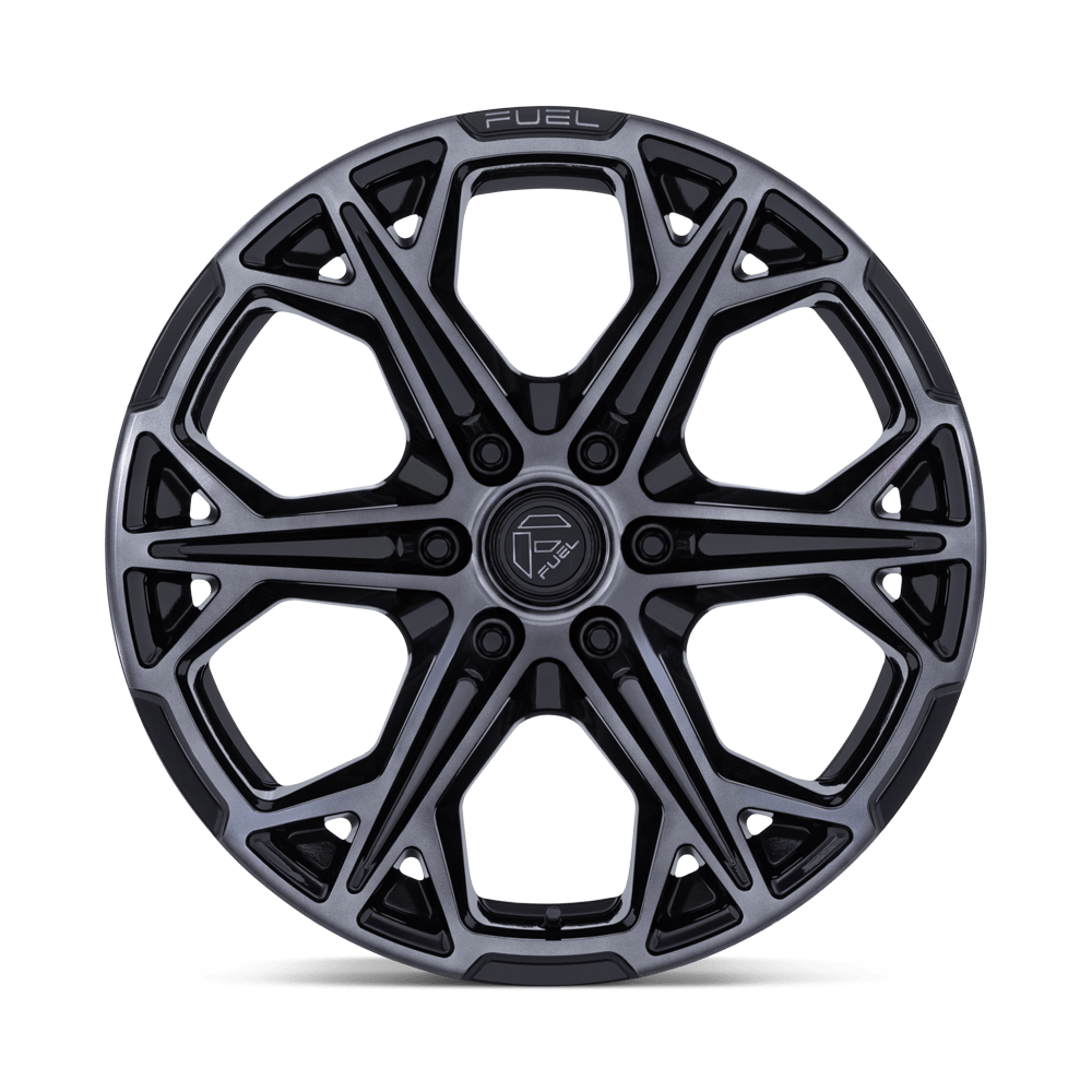 Fuel Wheels FC886 Hammerhead 20x10 Gloss Black w/Dark Tinted Clear -18mm ET 87.1mm CB 6x135