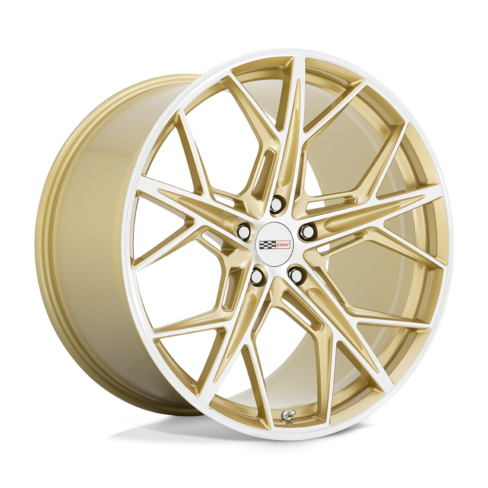 Cray Wheels Hammerhead 21x9 Gloss Gold w/Mirror Cut Face 38mm ET 67.06mm CB 5x120