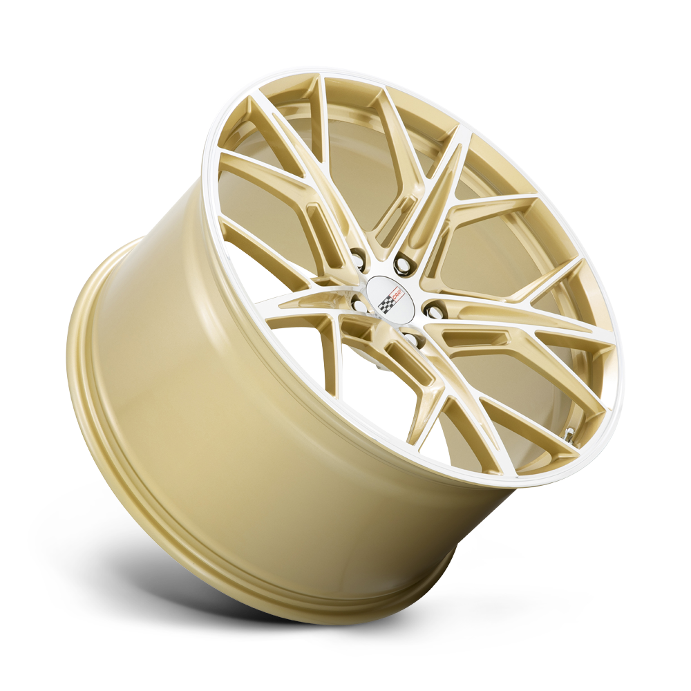 Cray Wheels Hammerhead 21x9 Gloss Gold w/Mirror Cut Face 38mm ET 67.06mm CB 5x120