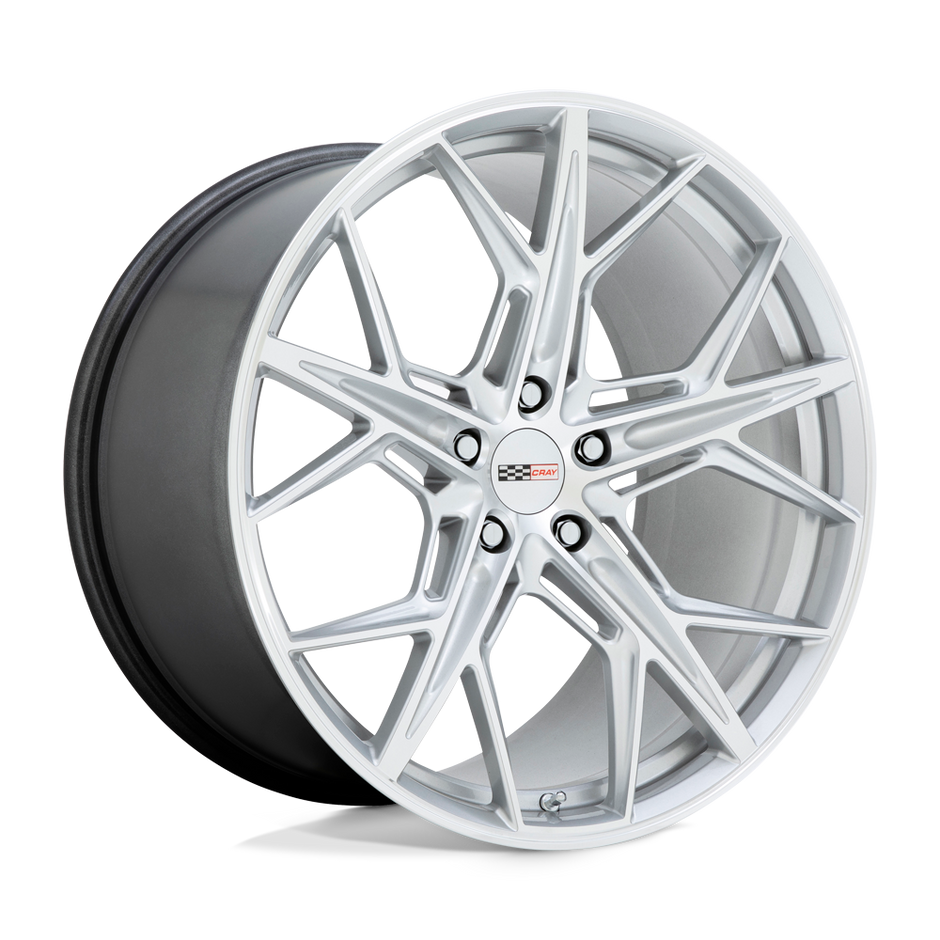 Cray Wheels Hammerhead 21x12 Gloss Silver w/Mirror Cut Face 52mm ET 67.06mm CB 5x120