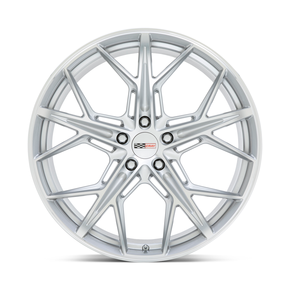 Cray Wheels Hammerhead 21x12 Gloss Silver w/Mirror Cut Face 52mm ET 67.06mm CB 5x120
