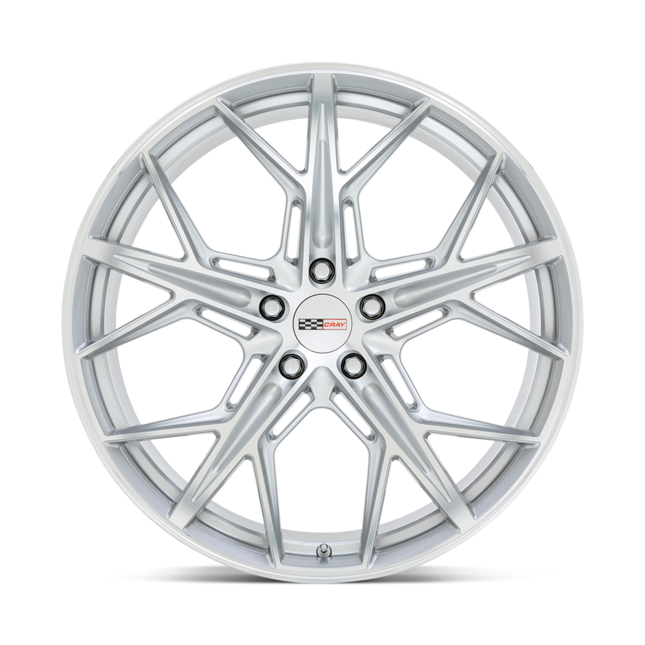 Cray Wheels Hammerhead 21x12 Gloss Silver w/Mirror Cut Face 52mm ET 67.06mm CB 5x120