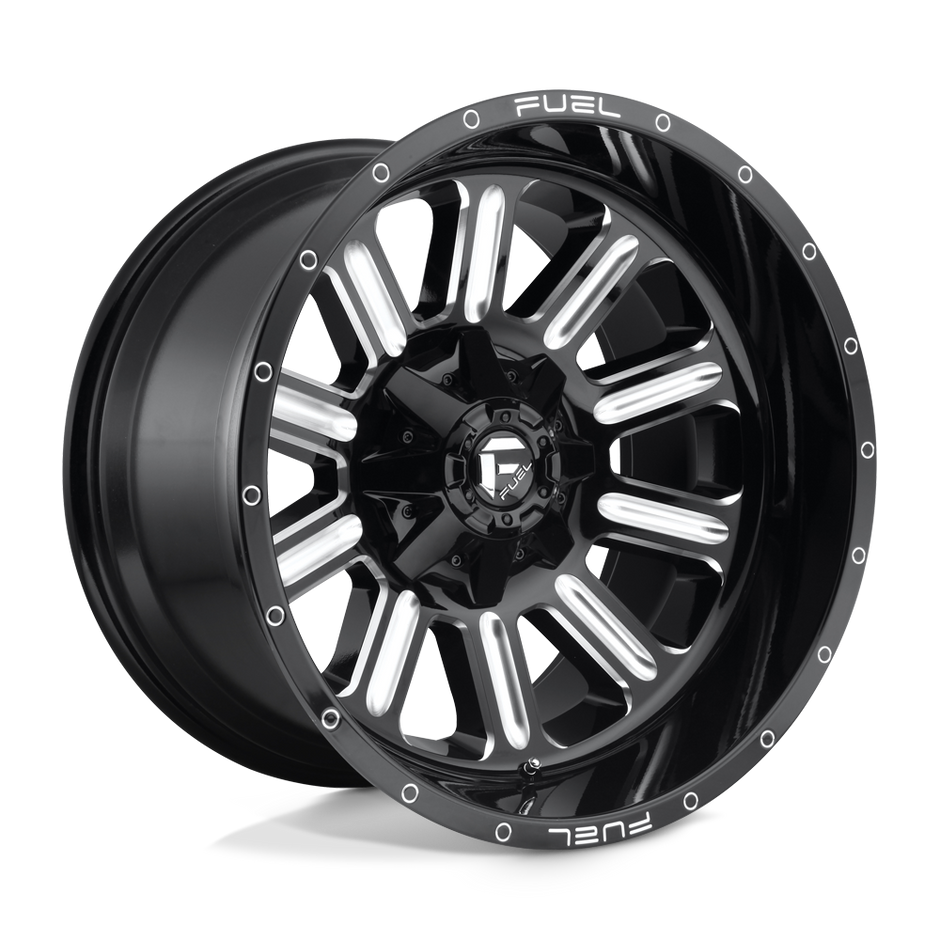 Fuel Wheels D620 Hardline 20x9 Gloss Black Milled 19mm ET 106.1mm CB 6x132/6x139.7