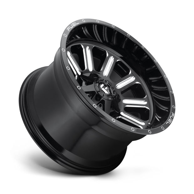 Fuel Wheels D620 Hardline 20x9 Gloss Black Milled 19mm ET 106.1mm CB 6x132/6x139.7