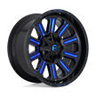 Fuel Wheels D646 Hardline 18x9 Gloss Black w/Blue Tinted Clear -12mm ET 106.1mm CB 6x135/6x139.7