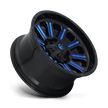 Fuel Wheels D646 Hardline 18x9 Gloss Black w/Blue Tinted Clear -12mm ET 106.1mm CB 6x135/6x139.7