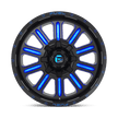 Fuel Wheels D646 Hardline 18x9 Gloss Black w/Blue Tinted Clear -12mm ET 106.1mm CB 6x135/6x139.7