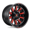 Fuel Wheels D621 Hardline 15x8 Gloss Black w/Red Tinted Clear -18mm ET 108mm CB 6x139.7