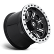Fuel Wheels D910 Hardline UTV Beadlock 15x10 Gloss Black Milled 25mm ET 132mm CB 4x156