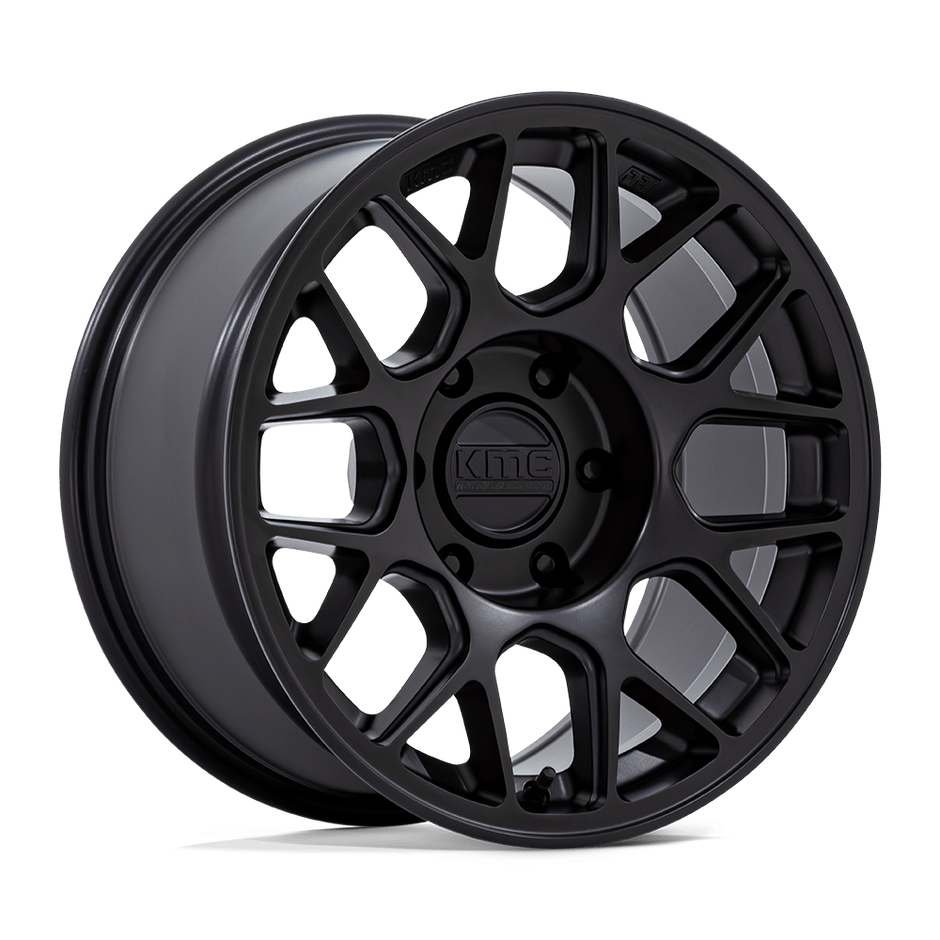 KMC Wheels KM730 Hatchet 17x8.5 Matte Black -10mm ET 66.06mm CB 6x114.3